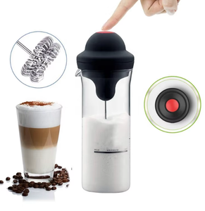 Elektrische automatische melkschuimroerder, kan, beker, 400 ml melkschuimerbeker met standaard, drankmixer, handbediend - Product Image 4