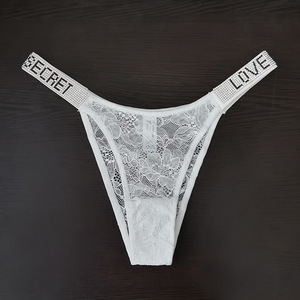 Tanga Brasileña Sexy con Pedrería y Letras Secretas de Amor, Ropa Interior Sexy con Pedrería - Product Image 6