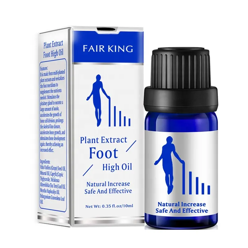 Plant Foot rialzante olio essenziale crescita dell'altezza cura del corpo lenitivo salute del piede cura della pelle promuovere l'olio per la crescita delle ossa