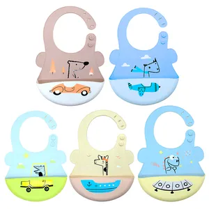 Good Selling Long Sleeve Waterproof Muslin Quality Low Price Golden Supplier Silicone Baby Bib