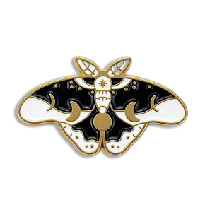 Broche personnalisée en émail souple et dur, série Halloween Horror Punk, squelette d'horreur, gothique sombre, pour amis - Product Image 3