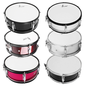 Trống Snare thép chất lượng cao, màu đen trắng, kích thước 14*6 inch, sản xuất tại xưởng SLADE, nhận đặt hàng theo yêu cầu (ODM/OEM), bán buôn. - Product Image 1