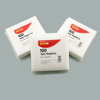 Op maat bedrukte cocktail servetten, wegwerpbaar, 2-laags en 3-laags papieren tissue voor restaurant, bar, bruiloft, diner en feestjes