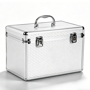 Ningbo Uworthy OEM Support <strong>Lockable</strong> Multifunctional House Hold Aluminum <strong>Medicine</strong> Storage Container <strong>Box</strong> for Medical Personal Item - Product Image 2