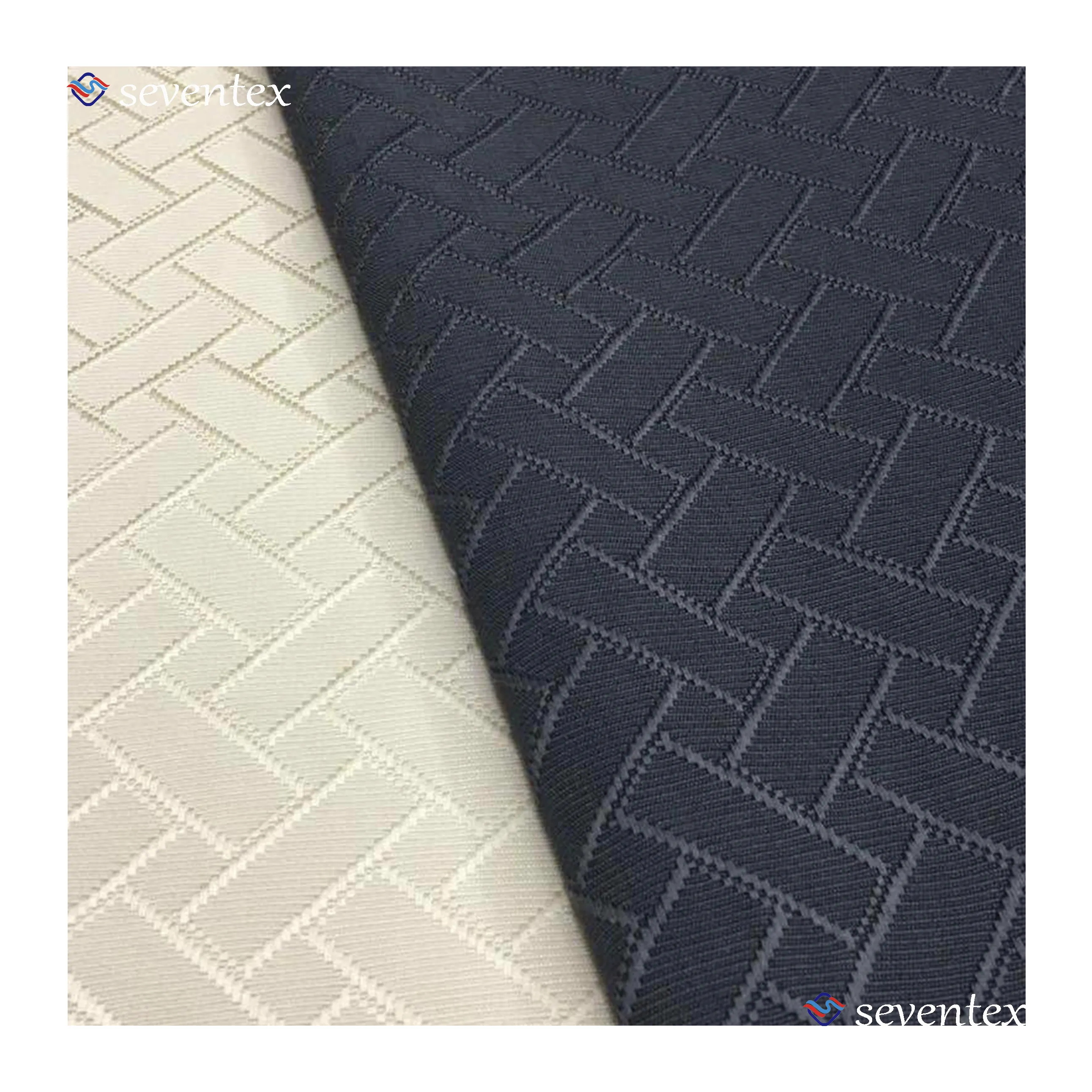 Nuovo tessuto a quadri jacquard tinto in filo ad alta precisione tessuto patchwork per tende con cuscino per auto a rilascio di sabbia