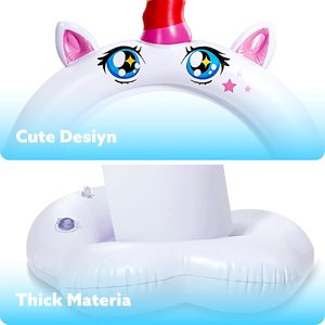 Arche de pulvérisation gonflable licorne pour enfants, pour le plaisir aquatique estival dans la cour et les jeux en plein air - Product Image 2