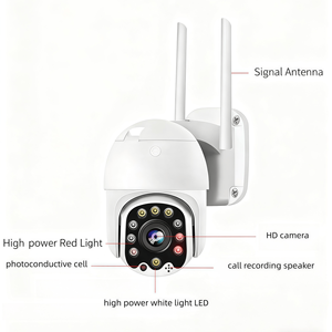360 ° ngoài trời không dây giám sát Nhà <span class=keywords><strong>Camera</strong></span> thẻ nhớ Khe cắm kết nối mạng 4G hỗ trợ cho các hệ thống thông qua - Product Image 3