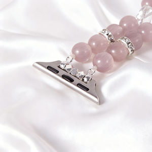 Bracelet élégant et luxueux pour femme en cristal opale 16 mm pour montre, idéal pour les fêtes et les loisirs (38 mm/42 mm) - Product Image 2