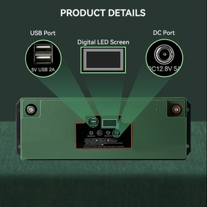 แบตเตอรี่โซลาร์เซลล์แบบ Deep Cycle สำหรับเก็บพลังงาน 12.8V 25.6V แบบแยกส่วนและต่อพ่วงได้  สำหรับระบบไฮบริดกริด 100Ah 150Ah 200Ah 300Ah 12.8V200AH Lifepo4 - Product Image 5