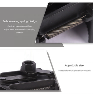 Conjunto de Chaves de Filtro de Óleo Ajustáveis Universais, Chave de Soquete para Remoção de Filtro de Óleo Automotivo de Alta Resistência - Product Image 5