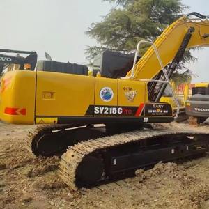 Excavadora de 21 toneladas Sany 215-9c 215c pro 215d, excelente estado, excavadora de orugas Sany SY215 usada para trabajos de minería - Product Image 1
