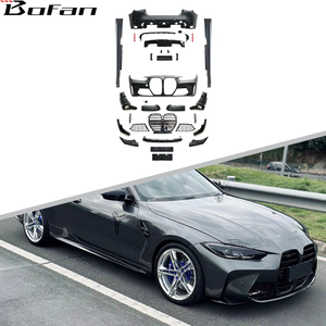 Kit Carrozzeria Completo (Paraurti Anteriore, Diffusore Posteriore, Minigonne Laterali, Prese d'Aria, Spoiler) in Materiale PP ABS Stile M4 per <span class=keywords><strong>BMW</strong></span> <span class=keywords><strong>Serie</strong></span> <span class=keywords><strong>4</strong></span> <span class=keywords><strong>G22</strong></span> - Vendita all'Ingrosso - Product Image 2