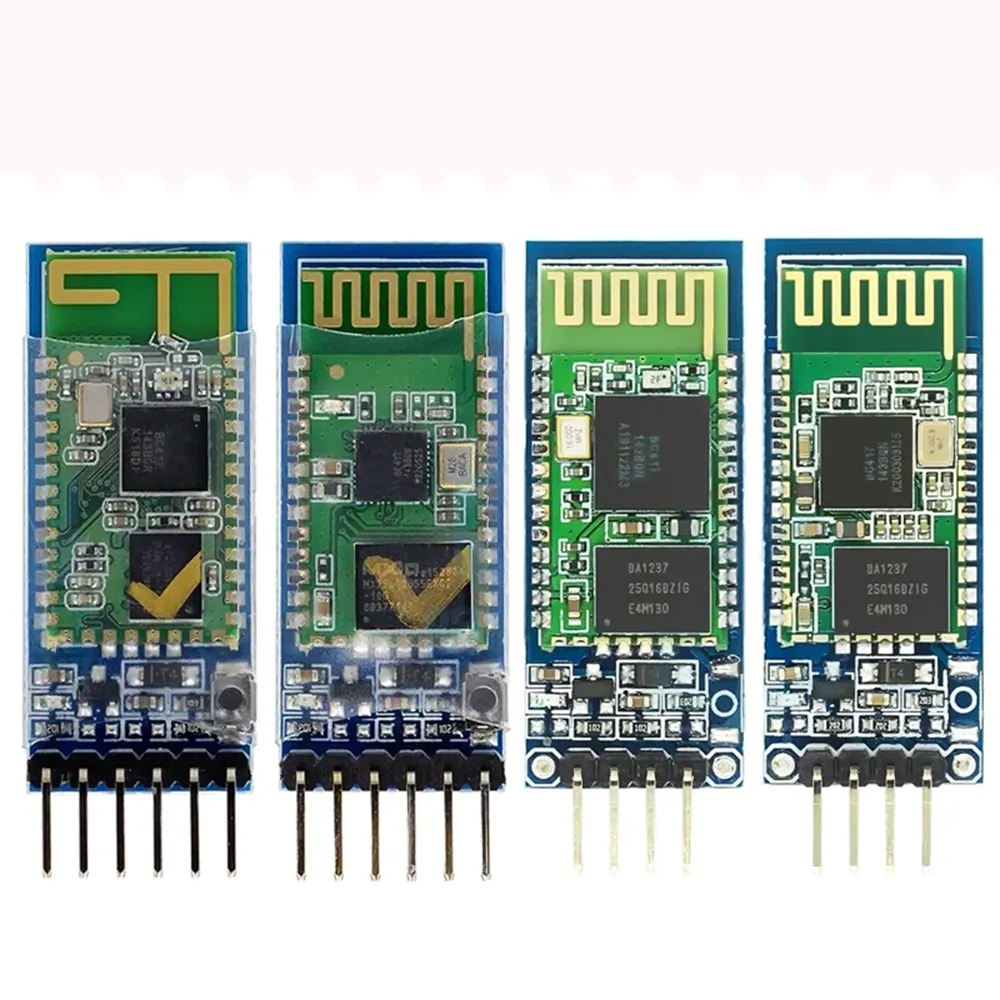 HC-05 HC-06マスタースレーブ6ピン/4ピンアンチリバース、統合Bluetoothシリアルパススルーモジュール、Arduino用ワイヤレスシリアル