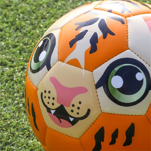 Ballon de <span class=keywords><strong>football</strong></span> pour enfants de haute qualité, cousu à la machine, motif animal, taille 3, écologique, vessie en caoutchouc, option de logo personnalisé - Product Image 5