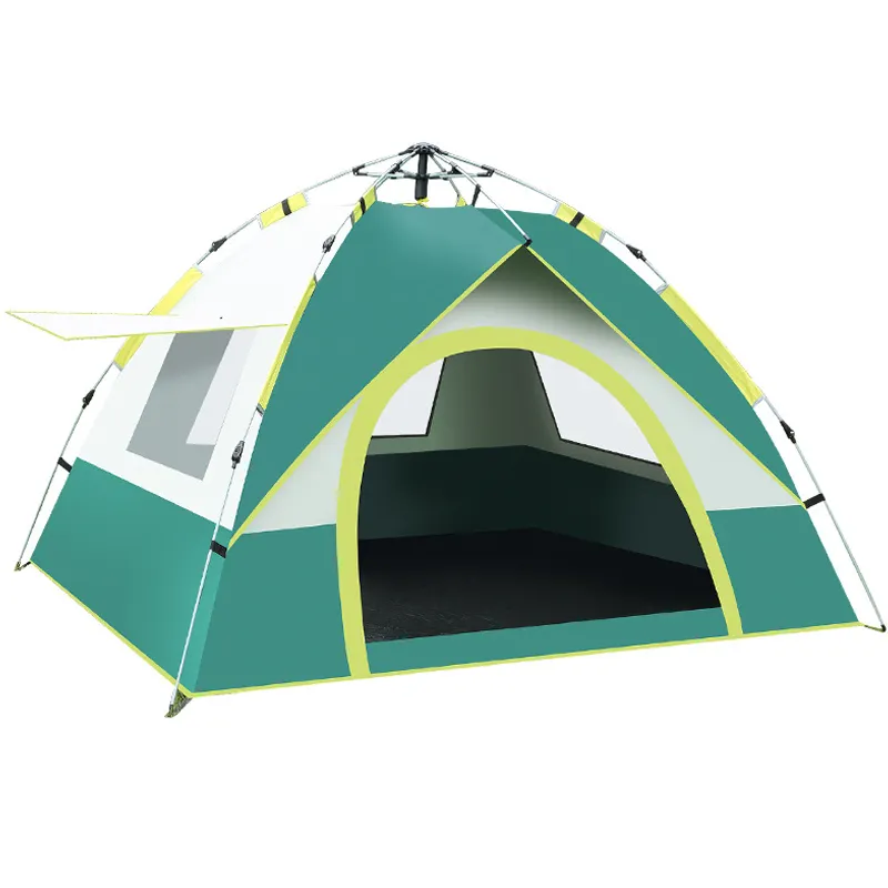 Outdoor Camping Tenten Voor 1 2 3 4 Person Reizen Bergwandelen Ultralichte Draagbare Opvouwbare Automatische Pop-Up Tent Met Raam