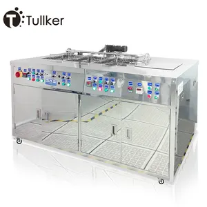 Three Slots Semi Conductor Semiconductor Micro Device IC Diode High End Industrial Ultrasonic Cleaner SMT PCB Cleaning Machine