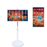 Televisor Inteligente Portátil de 27 Pulgadas, 1080p HD, Inalámbrico, con Ruedas, Pantalla Táctil, para Interiores/Exteriores, Android, Animación, Centro Comercial, Superventas