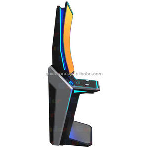 Miễn phí vận chuyển 43 "dọc cong dẫn thẳng đứng Tủ trò chơi với trên chấp nhận trò chơi sét trò chơi - Product Image 4