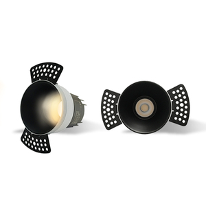 Shanhe nero bianco 7w 10w 12w 15w tri colore incasso ultra sottile downlight led trimmless 3cct - Product Image 1