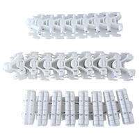 Convoyeur à chaîne à broches magnétiques en plastique et acier inoxydable AS-FLEX AF103 XMTL103 pour plateau de table, forte résistance à la traction, 1 an de garantie