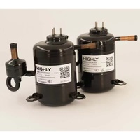 Compresor Rotatorio de Cobre de CC de 24-48 V, Serie HIGHLY W BSW014 VSW020 VSW030, Portátil y Miniatura, Refrigerante R134a para Aire Acondicionado
