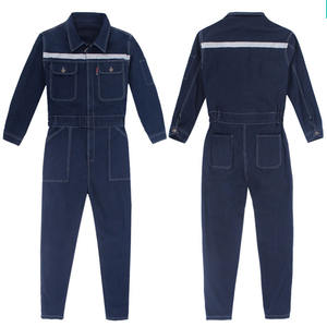 Vêtements <span class=keywords><strong>de</strong></span> protection pour soudeurs sur mesure pour hommes, combinaison en denim à capuche réfléchissante, combinaison <span class=keywords><strong>de</strong></span> travail épaisse pour soudeurs - Product Image 2