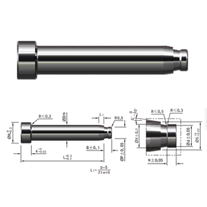 Proveedor DE FÁBRICA DE China, pasadores de extracción, componentes de moldes industriales con certificación ISO para mecanizado/molde CNC - Product Image 1