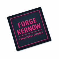 Écusson 3D personnalisé en PVC, badge en caoutchouc personnalisé, logo fonctionnel pour le fitness, étiquettes souples en PVC pour sacs de sport avec fixation auto-agrippante
