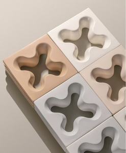 STEPS Briques en argile naturelle Carreaux de <span class=keywords><strong>mur</strong></span> en mosaïque en céramique frittée creuse <span class=keywords><strong>pour</strong></span> décoration murale intérieure et cloison - Product Image 1