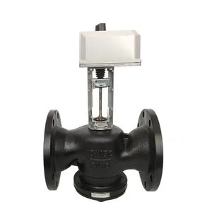 DN100 4inch AC24V 0-10V 40-20ma điện gang hai cách điều khiển tỷ lệ Van cầu - Product Image 1