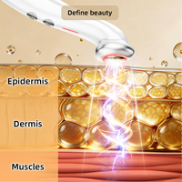 Appareil de massage pour les yeux et les lèvres à micro-courant, avec compression chaude et froide, lumières photoniques et vibrations, accélère l'absorption du sérum
