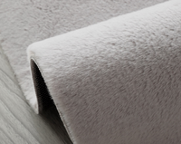 Tapis en peluche de luxe de conception moderne à poils coupés pour salon, chambre d'hôtel, bureau et cuisine