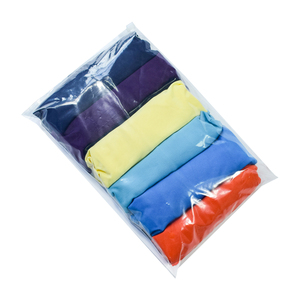 Camicia per indumenti con cerniera abiti trasparenti in plastica <span class=keywords><strong>trasparente</strong></span> smerigliata t-shirt <span class=keywords><strong>trasparente</strong></span> poly bubble mailer abbigliamento imballaggio shippingbag - Product Image 5