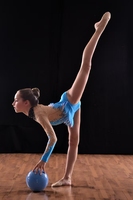 Pelota Profesional de Gimnasia Rítmica de PVC de 15 cm, Pelota de Ejercicio de Pilates y Yoga de 18 cm para Niñas y Mujeres