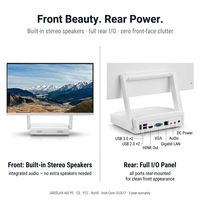 Faltbarer All-in-One-PC 23,8 27 Zoll Intel Core I5 I7 Windows 11 Touchscreen Auto-Wiederherstellung für Geschäft, Büro und Bildung