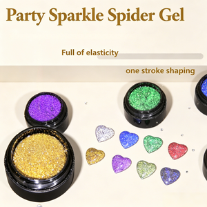 Nuevo Gel de Uñas Reflectante <span class=keywords><strong>con</strong></span> Purpurina, Gel Elástico para Dibujar Líneas, Color Azul, Plateado y Dorado, para Decoración de Uñas, <span class=keywords><strong>Manicura</strong></span> y Diseño - Product Image 1