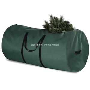 ถุงเก็บต้นคริสต์มาส 30x60 นิ้ว ผ้าอ็อกซ์ฟอร์ดทรงกระบอกสีเทา สำหรับจัดเก็บและพกพาในช่วงคริสต์มาส - Product Image 5