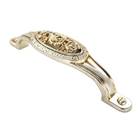 Poignée de porte de style européen classique de luxe, argent antique, bon prix, poignée de placard de cuisine, boutons de meubles