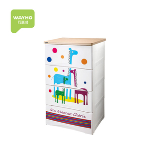 Home Storage Living Room Bedroom Organizer Baby Cabinet Plastic Baby <strong>Drawer</strong> <strong>Cupboard</strong> for Clothes - Product Image 4