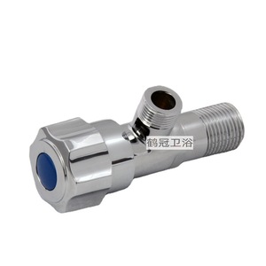 Robinet d'angle en cuivre à 3 points Crane Crown, finition chromée, filetage mâle pour chauffe-eau de toilette - Product Image 5