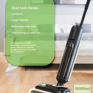 Smart Cordless <b>Floor</b> Washer, 3-in-1 Sweep, <b>Mop</b> & Vacuum, Self-Cleaning, Handheld Design, Black, VW2103 - Product Image 2