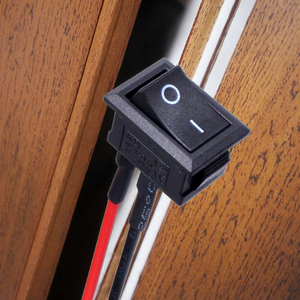 Werkseitiger 2-poliger KCD1-Wippschalter für Boote 2 Position Ein/Aus-Leistungs steuerung SPST PA66 Material Maximale Spannung 250VAC - Product Image 3