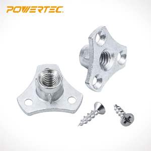 Anschraub bare T-Muttern für Schrauben und Spindel rollen Gewinde einsätze für die Holz bearbeitung - Product Image 5