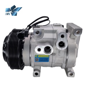 Compresor de Aire Acondicionado para Auto 977011S400 para Hyundai Accent Solaris Kia Rio 1.4 12v, Bomba de Compresor de Aire Acondicionado de Alta Calidad DF11 6PK - Product Image 1