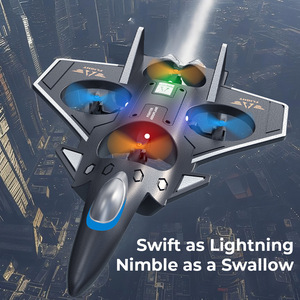 Avion de cascadeur électrique transfrontalier à quatre axes et 6 canaux Nouveau planeur <span class=keywords><strong>en</strong></span> mousse télécommandé Petit drone Portée de 80m Vidéo HD 1080p <span class=keywords><strong>pour</strong></span> - Product Image 4