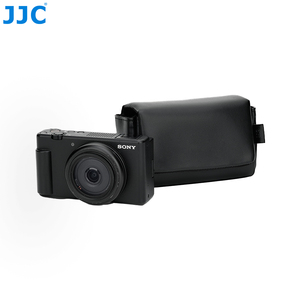 JJC Sacoche pour appareil photo en cuir de fibre noire compatible avec RICOH GR III pour CANON G7 <span class=keywords><strong>XM</strong></span> III pour appareils photo de la série <span class=keywords><strong>SONY</strong></span> RX100 - Product Image 2