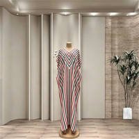 Robe islamique légère et sans couture en polyester grande taille pour femme musulmane, avec foulard, collection Ramadan Aïd al-Fitr 2026 – Vente en gros