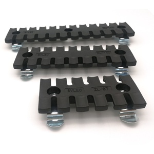 Placa de Fijación de Cables bibo SVLEC SVL-ZKL180, Libre de Halógenos y Silicona, Base de Acero para Resortes, 12 Dientes para Tensar Cables, Mangueras y Cordones - Product Image 2