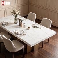 Dalle de quartz massif haute stabilité pour l'ameublement de toute la maison, commande personnalisée en gros pour usine