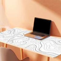 Tapis de Souris Gaming XXL Personnalisé de Haute Qualité, Tapis de Bureau en Caoutchouc Durable avec Logo Sublimé Cousu, Grand Tapis de Souris PC